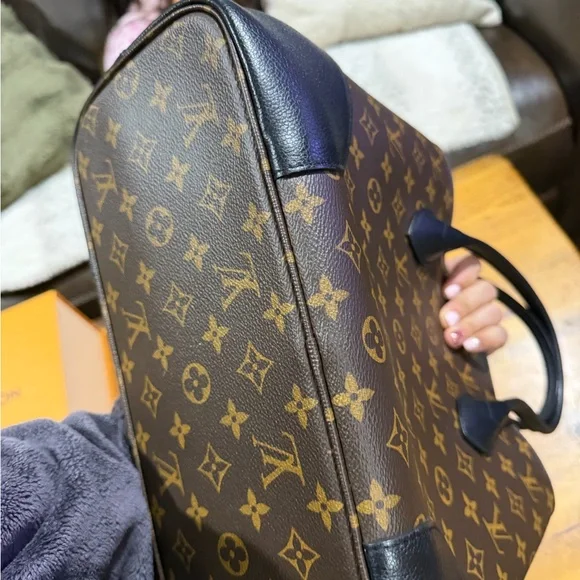 Louis Vuitton Brown and Black Monogram Flandarin Tote - Picture 7 of 15